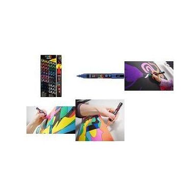 Posca, Marker, Pigmentmarker PC-5BR BRUSH, 60er Display halbflexible Schaumstoffspitze, Strichstärke: 1,0 (60x) Posca, Marker, Pigmentmarker PC-5BR BRUSH, 60er Display halbflexible Schaumstoffspitze, Strichstärke: 1,0 (60x)
