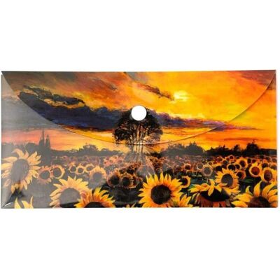 Teka, Mappe, PP-DL-Umschlagmappe Sonnenblumen Teka, Mappe, PP-DL-Umschlagmappe Sonnenblumen