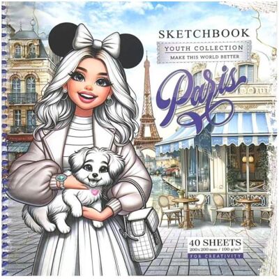 NoName, Heft + Block, Skizzenbuch 200x200/40K glatt Paris FRESH (Blanko) NoName, Heft + Block, Skizzenbuch 200x200/40K glatt Paris FRESH (Blanko)