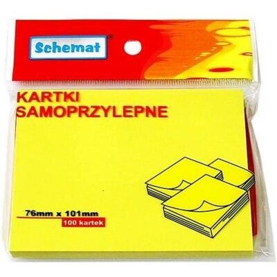Post-it, Haftnotiz, Selbstklebende Notizzettel 76x101mm 100 Stk (101 x 76 mm) Post-it, Haftnotiz, Selbstklebende Notizzettel 76x101mm 100 Stk (101 x 76 mm)