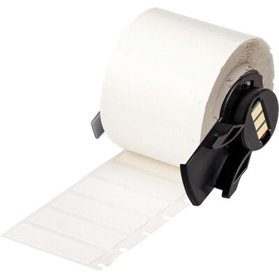 Brady, Etikettenrolle, M6-29-499, Nylongewebe, Weiss, matt, 38.10 x 12.70 mm, permanent (500 E.) (46.02 mm) Brady, Etikettenrolle, M6-29-499, Nylongewebe, Weiss, matt, 38.10 x 12.70 mm, permanent (500 E.) (46.02 mm)