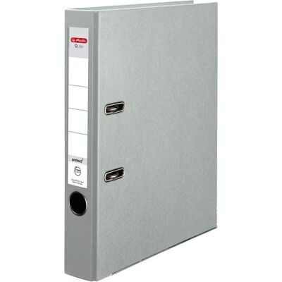Herlitz, Ordner, Q.file Ordner protect A4 5 cm grau (A4, 50 mm, 1 Stk.) Herlitz, Ordner, Q.file Ordner protect A4 5 cm grau (A4, 50 mm, 1 Stk.)