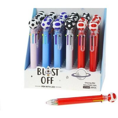 Teka, Schreibstifte, Mehrfarbiger Stift mit Kugel (36 Stück) (36x) Teka, Schreibstifte, Mehrfarbiger Stift mit Kugel (36 Stück) (36x)