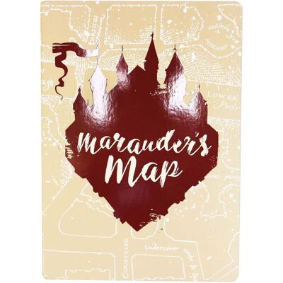 Half Moon Bay, Heft + Block, Harry Potter: Marauder's Map A5 Flex Notebook (A5, Liniert) Half Moon Bay, Heft + Block, Harry Potter: Marauder's Map A5 Flex Notebook (A5, Liniert)