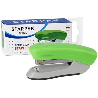 Starpak, Heftgerät, Ready STK-340 P Heftgerät, grün (12 Blätter) Starpak, Heftgerät, Ready STK-340 P Heftgerät, grün (12 Blätter)