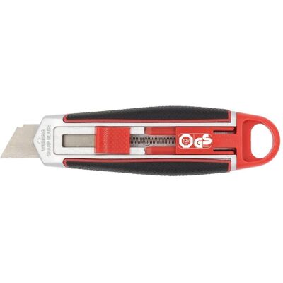 Wedo, Cutter, Safety-Cutter Long Blade, Klinge: 18 mm, rot/schwarz Wedo, Cutter, Safety-Cutter Long Blade, Klinge: 18 mm, rot/schwarz