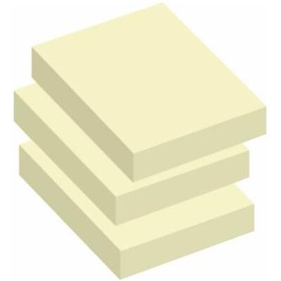 Q-Line, Haftnotiz, Anmerkungen Stick'N gul 38x50mm 100blade 12stk/pak - (12 blokke pr. pakke) (50 x 38 mm) Q-Line, Haftnotiz, Anmerkungen Stick'N gul 38x50mm 100blade 12stk/pak - (12 blokke pr. pakke) (50 x 38 mm)