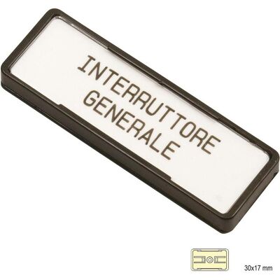 Brady, Etiketten, 17x30 non adhesive plate Brady, Etiketten, 17x30 non adhesive plate