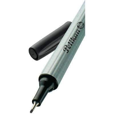 Pelikan Schreibstifte, 940601 Fineliner 96, 3 Stück in Blisterverpackung, schwarz (3x) Pelikan Schreibstifte, 940601 Fineliner 96, 3 Stück in Blisterverpackung, schwarz (3x)