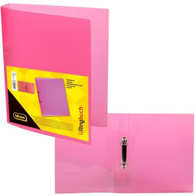 Idena, Ordner, Ringbuch A4 PP pink 35mm 2 Ringe (A4, 35 mm, 1 Stk.) Idena, Ordner, Ringbuch A4 PP pink 35mm 2 Ringe (A4, 35 mm, 1 Stk.)