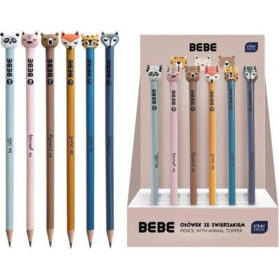 Interdruk, Bleistift, BB Friends Tierstift (24 Stück) (24x) Interdruk, Bleistift, BB Friends Tierstift (24 Stück) (24x)