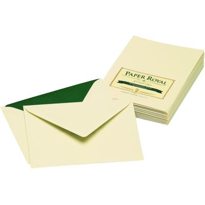 Magni, Briefumschlag, Rössler 2031831008 - Paper Royal - Briefumschlagpack m.Sf., C6, 20 Stück, chamois gerippt Magni, Briefumschlag, Rössler 2031831008 - Paper Royal - Briefumschlagpack m.Sf., C6, 20 Stück, chamois gerippt