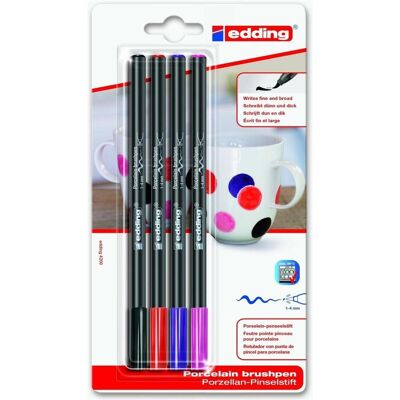 Magni, Marker, Porzellan Pinselstift 4200 4er Set 1-4mm (4x) Magni, Marker, Porzellan Pinselstift 4200 4er Set 1-4mm (4x)