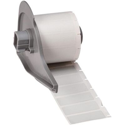 Brady, Etikettenrolle, M7-29-428, metallisierter Polyester, Silber, matt, 38.10 x 12.70 mm, permanent (500 E.) (46.02 mm) Brady, Etikettenrolle, M7-29-428, metallisierter Polyester, Silber, matt, 38.10 x 12.70 mm, permanent (500 E.) (46.02 mm)