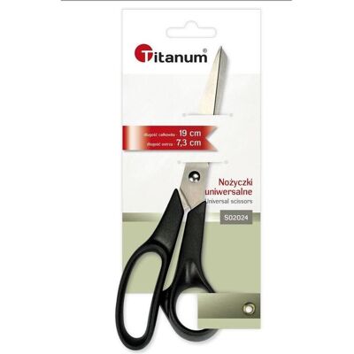 Titanum, Schere, Ergonomische Schere 19 cm (19 cm) Titanum, Schere, Ergonomische Schere 19 cm (19 cm)