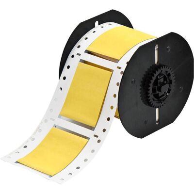 Brady, Etikettenrolle, B33D-1500-2-7641Y, Low Smoke Zero Halogen PermaSleeve, Polyolefin, Gelb, matt, 50.80 x 61.80 Brady, Etikettenrolle, B33D-1500-2-7641Y, Low Smoke Zero Halogen PermaSleeve, Polyolefin, Gelb, matt, 50.80 x 61.80