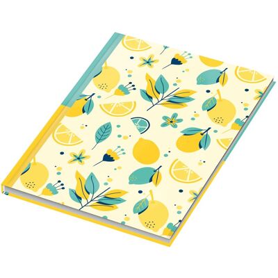 Rnk, Heft + Block, Verlag Notizbuch "Fresh Lemons", DIN A5, kariert (A5, Kariert, Harter Einband) Rnk, Heft + Block, Verlag Notizbuch "Fresh Lemons", DIN A5, kariert (A5, Kariert, Harter Einband)