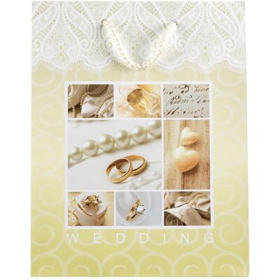 Idena, Geschenkverpackung, Lacktasche Wedding ca. 23x18x10cm Idena, Geschenkverpackung, Lacktasche Wedding ca. 23x18x10cm