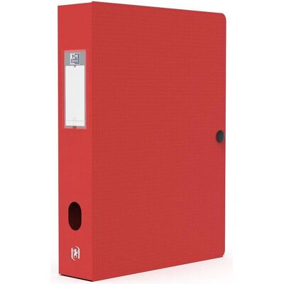 Elba, Ordner Zubehör, Sammelbox Memphis, Füllhöhe: 60 mm, DIN A4, rot aus PP, Stärke: 0,7 mm, mit beschriftbarem Rückensch Elba, Ordner Zubehör, Sammelbox Memphis, Füllhöhe: 60 mm, DIN A4, rot aus PP, Stärke: 0,7 mm, mit beschriftbarem Rückensch