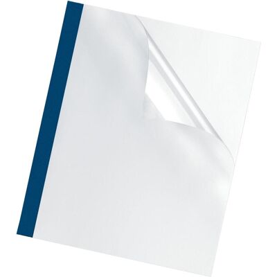 Fellowes Thermobindemappe Prestige, Bindegerät Zubehör, Transparent, Blau Fellowes Thermobindemappe Prestige, Bindegerät Zubehör, Transparent, Blau