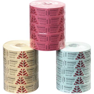 Herlitz, Etiketten, Eintrittskarten, 1.000 Abrisse je Rolle Herlitz, Etiketten, Eintrittskarten, 1.000 Abrisse je Rolle