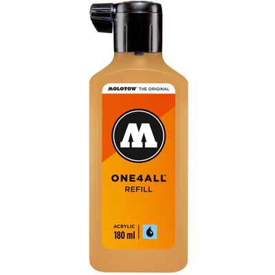 Molotow, Ersatzpatronen + Tintenfass, Nachfülltinte One4All für Permanentmarker 180ml ockerbraun hell (Braun, 180 ml) Molotow, Ersatzpatronen + Tintenfass, Nachfülltinte One4All für Permanentmarker 180ml ockerbraun hell (Braun, 180 ml)