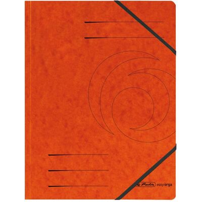 Herlitz, Mappe, 5 Eckspanner easy orga DIN A4 orange (A4, 5x) Herlitz, Mappe, 5 Eckspanner easy orga DIN A4 orange (A4, 5x)