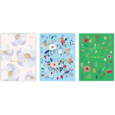 Interdruk, Heft + Block, Notizbuch A4/60K Raster HS Garden (5 Stk.) (A4, Gepunktet) Interdruk, Heft + Block, Notizbuch A4/60K Raster HS Garden (5 Stk.) (A4, Gepunktet)