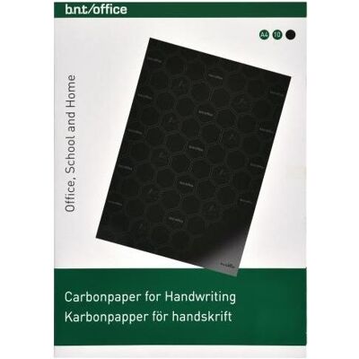 Pelikan Etiketten, Bnt Office Karbonpapir A4 10 opakowanie czarny Pelikan Etiketten, Bnt Office Karbonpapir A4 10 opakowanie czarny