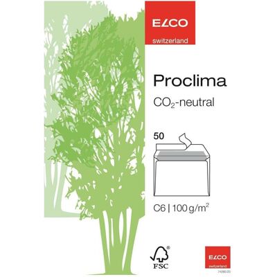 Elco, Briefumschlag, Couvert proclima (C6, 50x) Elco, Briefumschlag, Couvert proclima (C6, 50x)