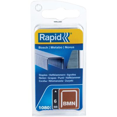 Rapid, Büroklammer, BMN Feindrahtklammer 6 mm (1080x) Rapid, Büroklammer, BMN Feindrahtklammer 6 mm (1080x)