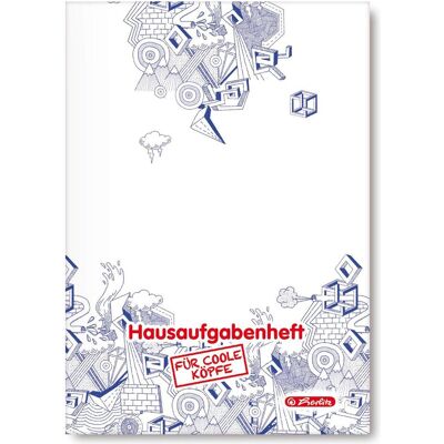 Herlitz, Heft + Block, Hausaufgabenheft Kritzel Lineatur SL liniert DIN A5 Rand rundum, 48 Blatt (A5, Liniert) Herlitz, Heft + Block, Hausaufgabenheft Kritzel Lineatur SL liniert DIN A5 Rand rundum, 48 Blatt (A5, Liniert)