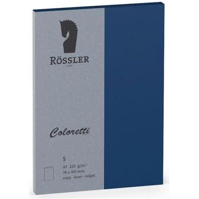 Magni, Grusskarte + Briefpapier, 220709590 - Coloretti Karten, 220 g/m², DIN A7 hd, jeans, 5 Stück Magni, Grusskarte + Briefpapier, 220709590 - Coloretti Karten, 220 g/m², DIN A7 hd, jeans, 5 Stück