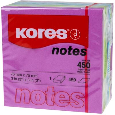 Kores, Haftnotiz, Haftnotizen Würfel Spring (50x50mm), multicolor (75 x 75 mm) Kores, Haftnotiz, Haftnotizen Würfel Spring (50x50mm), multicolor (75 x 75 mm)