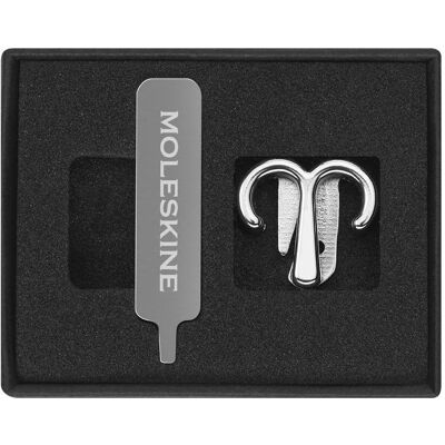 Moleskine, Heft + Block, Pins Aries Silver (Kein Einband) Moleskine, Heft + Block, Pins Aries Silver (Kein Einband)
