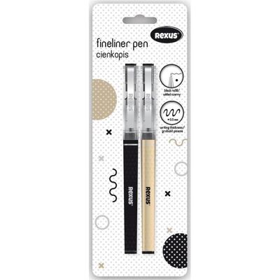 Beniamin, Schreibstifte, Fineliner schwarz 2 Stk (2x) Beniamin, Schreibstifte, Fineliner schwarz 2 Stk (2x)