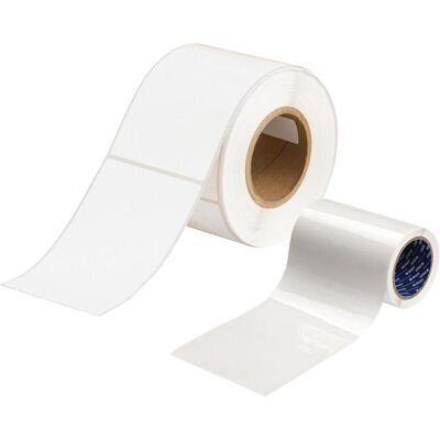 Brady, Etikettenrolle, Set mit Polyester-Etikett und Schutzlaminat für J4000 J5000 Drucker - 154,94 x 104,90 mm (104.90 mm) Brady, Etikettenrolle, Set mit Polyester-Etikett und Schutzlaminat für J4000 J5000 Drucker - 154,94 x 104,90 mm (104.90 mm)