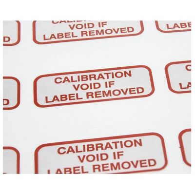 RS PRO, Etiketten, Etikett CALIBRATION VOID RS PRO, Etiketten, Etikett CALIBRATION VOID