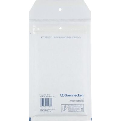 Soennecken, Versandtasche + Luftpolstertasche, Luftpolstertasche Typbezeichnung: B/00 Verschlusstechnik: mit Haftklebung (200 Stk.) Soennecken, Versandtasche + Luftpolstertasche, Luftpolstertasche Typbezeichnung: B/00 Verschlusstechnik: mit Haftklebung (200 Stk.)