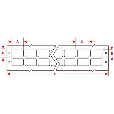 Brady, Etikettenrolle, DAT-82-969-5, metallisierter Polyester, Silber, matt, 76,2 x 48,26mm, permanent, 2-bahnig, f (76.20 mm) Brady, Etikettenrolle, DAT-82-969-5, metallisierter Polyester, Silber, matt, 76,2 x 48,26mm, permanent, 2-bahnig, f (76.20 mm)