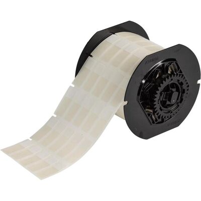 Brady, Etikettenrolle, B33-8-417, selbstlaminierendes Vinyl, Weiss/Transparent, 12.70 x 12.70(36.50) mm, permanent (85.09 mm) Brady, Etikettenrolle, B33-8-417, selbstlaminierendes Vinyl, Weiss/Transparent, 12.70 x 12.70(36.50) mm, permanent (85.09 mm)