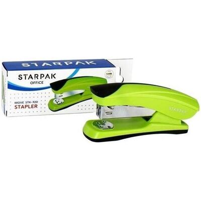 Starpak, Heftgerät, Heftgerät Move STK-320, grün (20 Blätter) Starpak, Heftgerät, Heftgerät Move STK-320, grün (20 Blätter)
