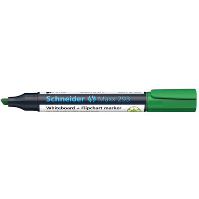 Schneider, Marker, Whiteboard-/Flipchartmarker Maxx 293 2-5mm grün Keilspitze (1x) Schneider, Marker, Whiteboard-/Flipchartmarker Maxx 293 2-5mm grün Keilspitze (1x)