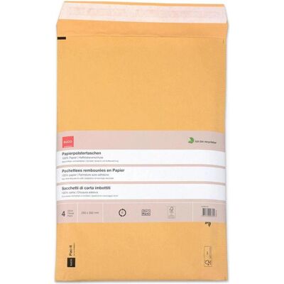 Elco, Versandtasche + Luftpolstertasche, Papierpolstertasche 74653.92 249 x 356mm, braun 4 Stk. (4 Stk.) Elco, Versandtasche + Luftpolstertasche, Papierpolstertasche 74653.92 249 x 356mm, braun 4 Stk. (4 Stk.)