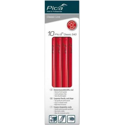Pica, Bleistift, Zimmermannstift Classic 540 24 cm SB (2H, 10x) Pica, Bleistift, Zimmermannstift Classic 540 24 cm SB (2H, 10x)