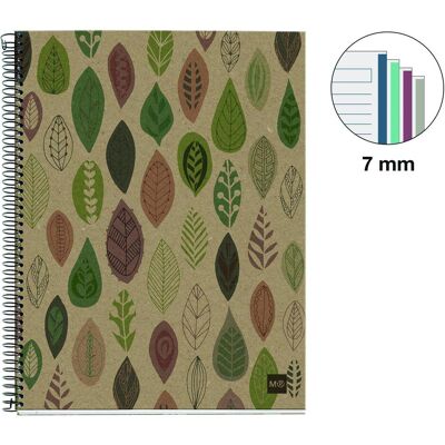Maul, Heft + Block, ECO Design NB4 ECOLEAVES Recycle HOR farbig (A5, Liniert, Kein Einband) Maul, Heft + Block, ECO Design NB4 ECOLEAVES Recycle HOR farbig (A5, Liniert, Kein Einband)