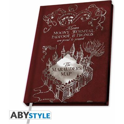 ABYstyle, Heft + Block, Harry Potter: Marauders Map (A5, Harter Einband) ABYstyle, Heft + Block, Harry Potter: Marauders Map (A5, Harter Einband)