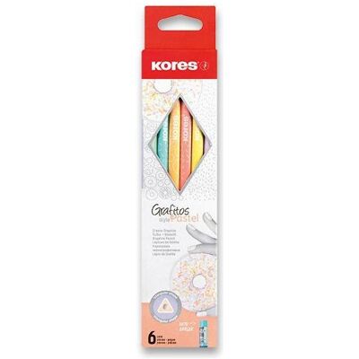 Magni, Bleistift, Kores Bleistift 6er Grafitos Style Pastell 92803 (HB, 6x) Magni, Bleistift, Kores Bleistift 6er Grafitos Style Pastell 92803 (HB, 6x)
