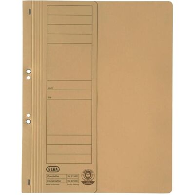 Elba, Mappe, Ösenhefter aus Karton, chamois, kaufmännische Heftung halber Vorderdeckel, gepackt zu 50 Stück (A4, 50x) Elba, Mappe, Ösenhefter aus Karton, chamois, kaufmännische Heftung halber Vorderdeckel, gepackt zu 50 Stück (A4, 50x)