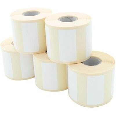 ARTDEV, Etikettenrolle, Etikettenrolle - Thermodirekt 50 x 25mm, D83mm, Kern 25, 750 Etiketten/Rolle, permanent für... (50 mm) ARTDEV, Etikettenrolle, Etikettenrolle - Thermodirekt 50 x 25mm, D83mm, Kern 25, 750 Etiketten/Rolle, permanent für... (50 mm)